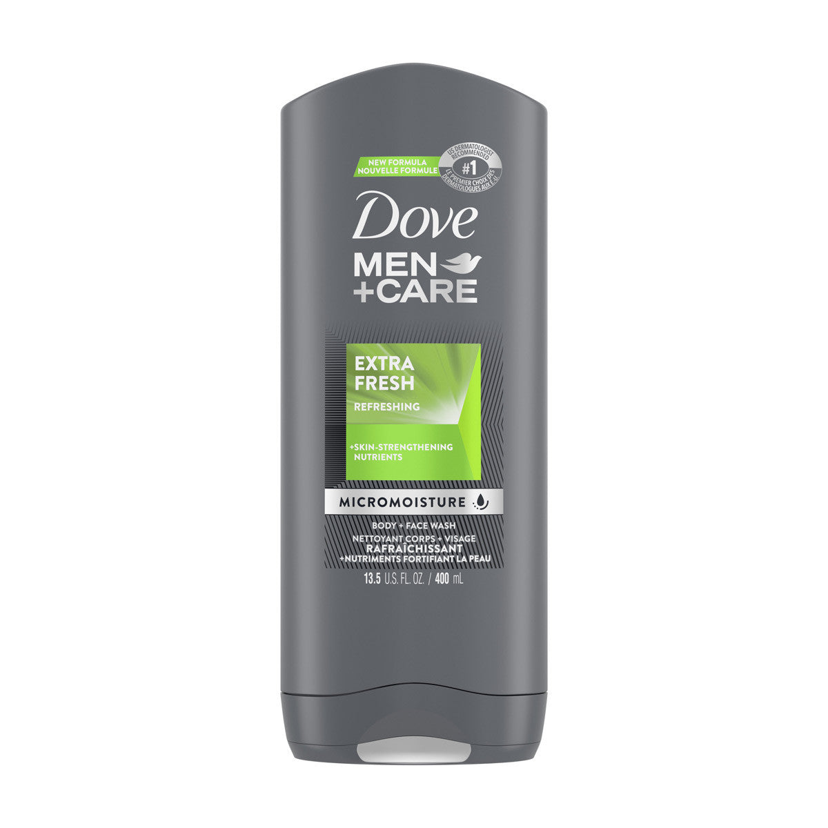 Dove Men+Care Refreshing Extra Fresh Body and Face Wash, 13.5 oz
