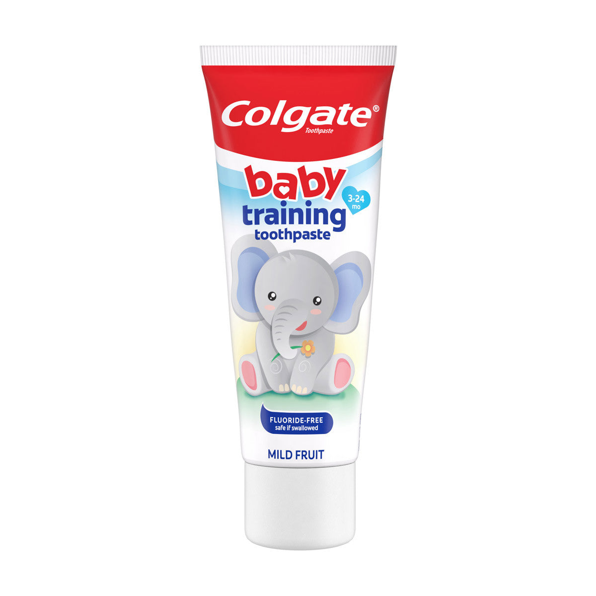 Colgate Baby Training Toothpaste & Toothbrush Set, Mild Fruit, 3-24 Months, 1.75 oz