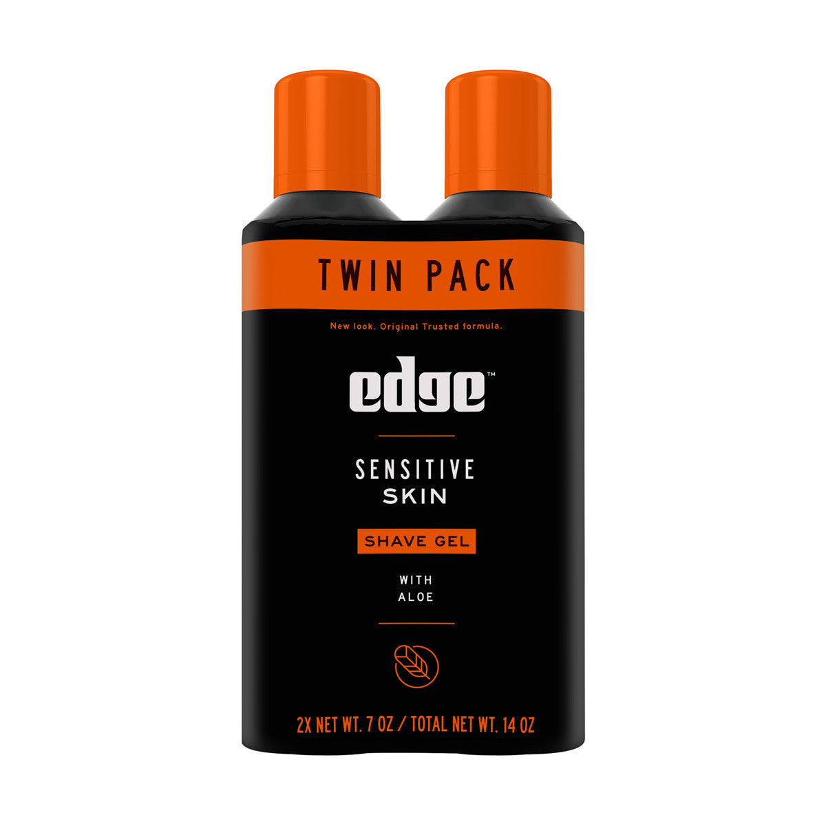 Edge Sensitive Skin Shave Gel with Aloe Twin Pack, 7 oz, 2 ct