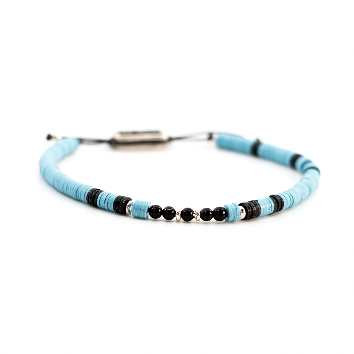 Turquoise Stone Disc Bracelet