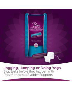 Poise Daily Liners, Incontinence Panty Liners, 2 Drop Very Absorbency, Regular Length, 48 Count of Pantiliners