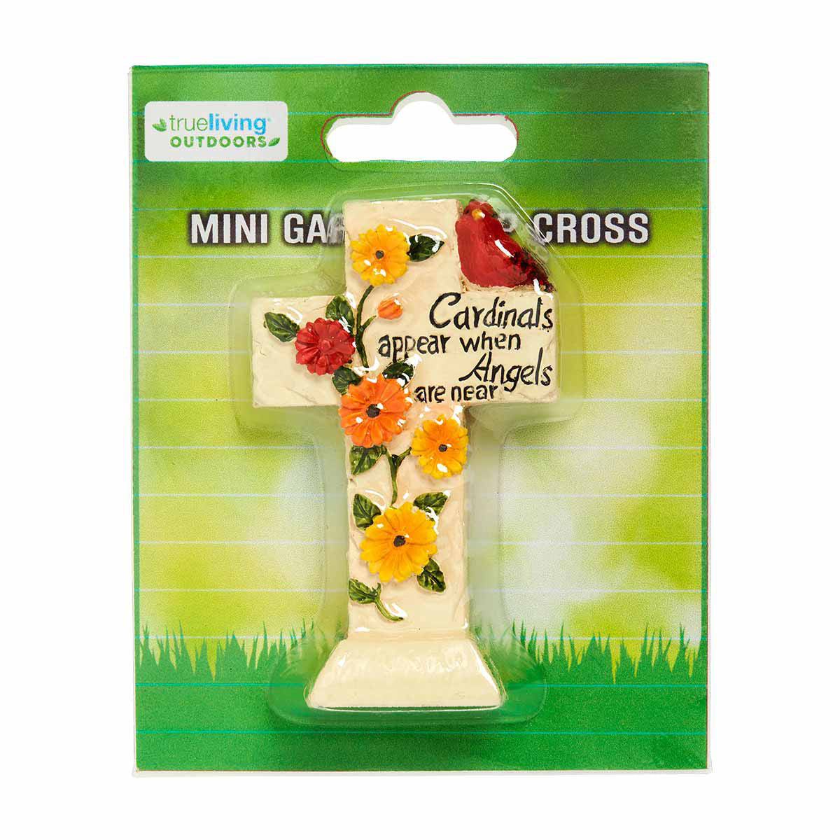 Trueliving Outdoors Mini Garden Inspirational Cross, Assorted