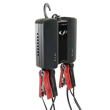 2-Bank Maintainer Battery Charger: 2A, 6V/12V