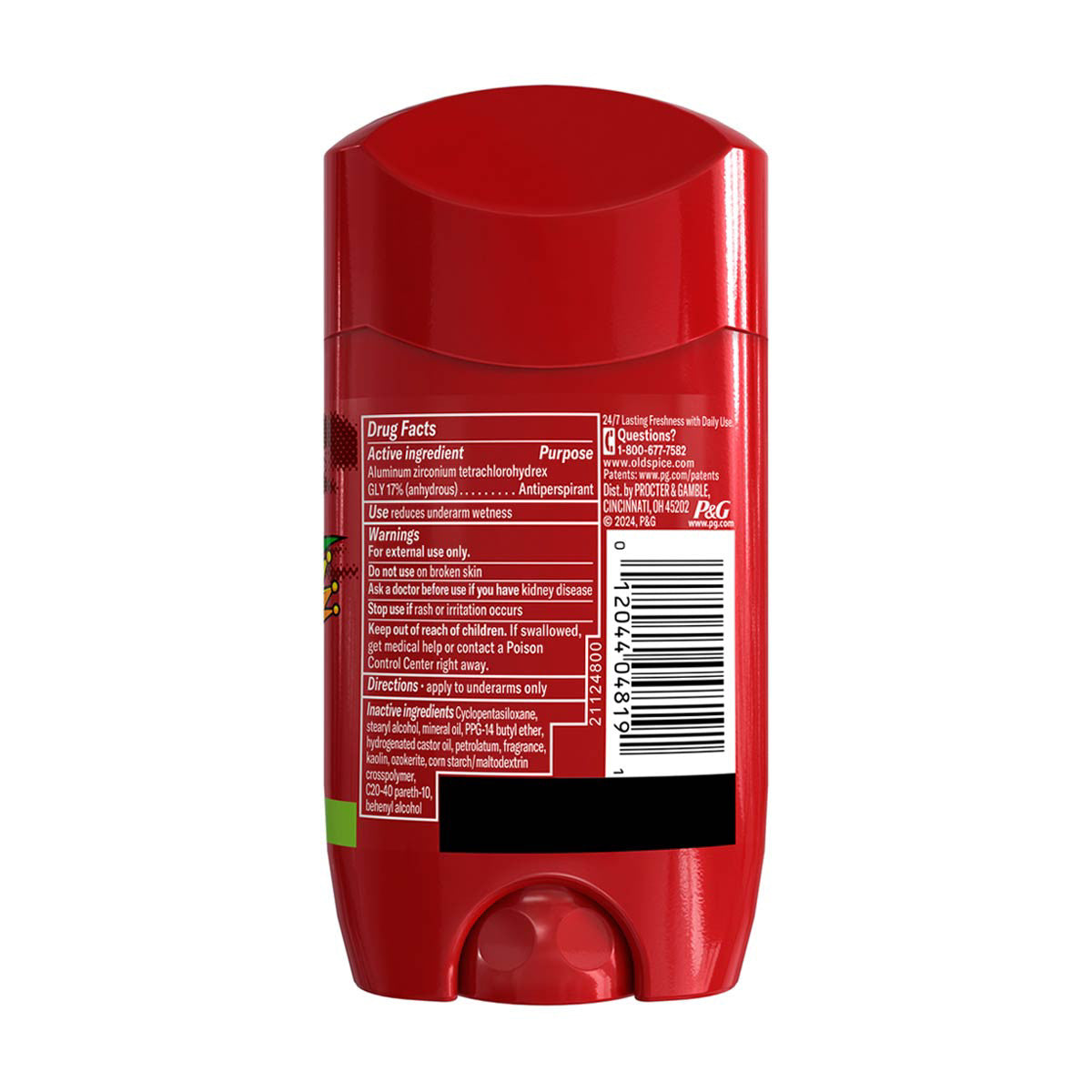 Old Spice Antiperspirant and Deodorant for Men, 24/7 Freshness, Mambaking: Rich Plum Scent, 2.6 oz