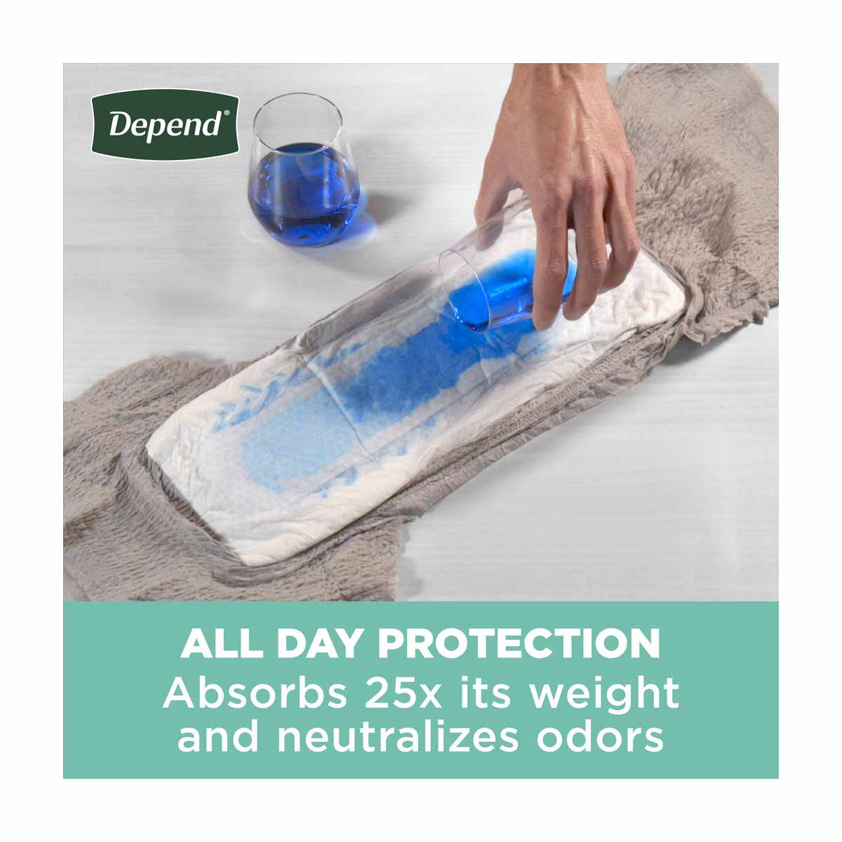 Depend Fresh Protection Adult Incontinence Underwear for Men, Disposable, Maximum, Small/Medium, Grey, 32 ct