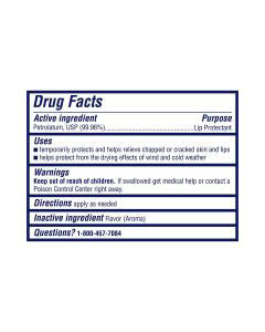 Vaseline Lip Therapy Balm Tube Advanced Healing 0.35 oz
