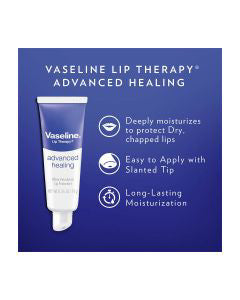 Vaseline Lip Therapy Balm Tube Advanced Healing 0.35 oz