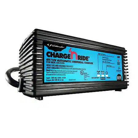 Universal For Ride-On Toys Battery Charger: 3A, 6V/12V