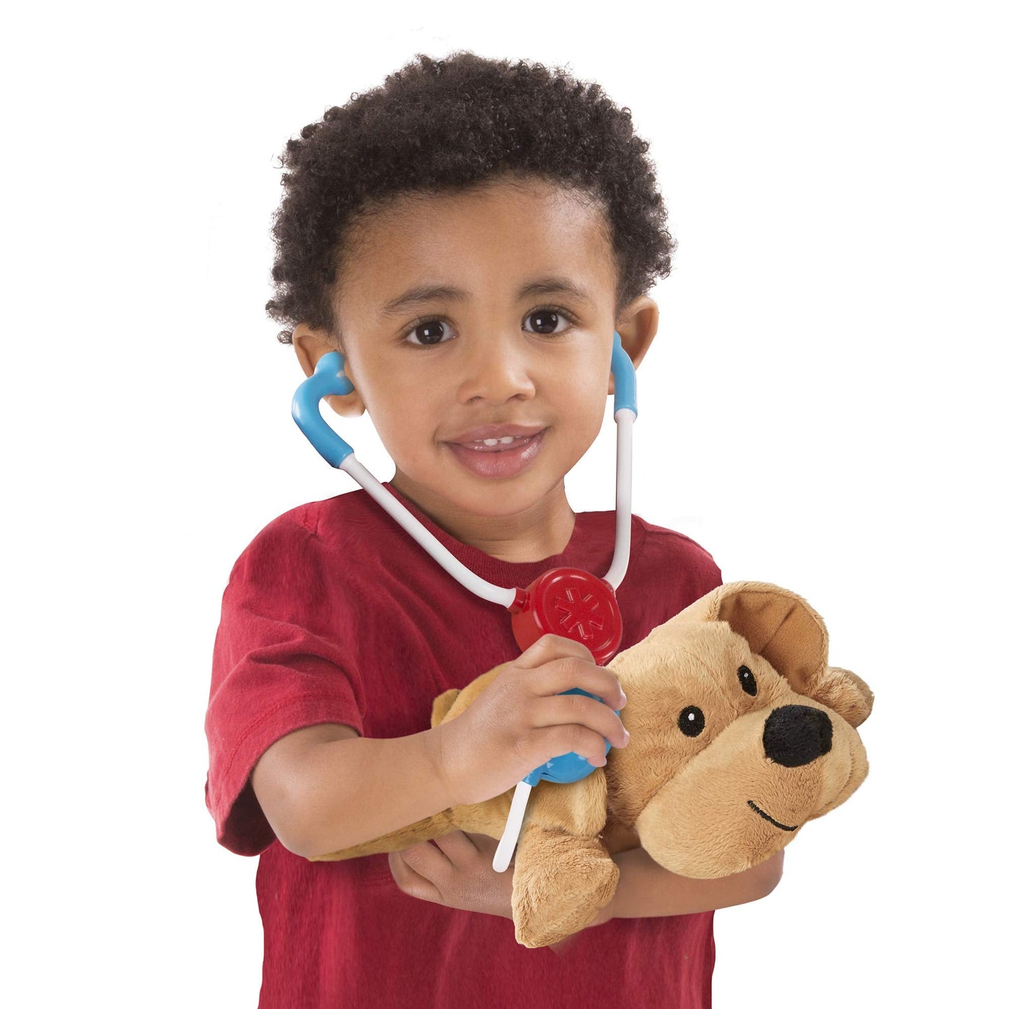 Melissa & Doug Examine and Treat Pet Vet Play Set (24 pcs) - Kids Veterinary Play Set, Veterinarian Kit For Kids, STEAM Toy, Pretend Play Doctor Set For Kids Ages 3+