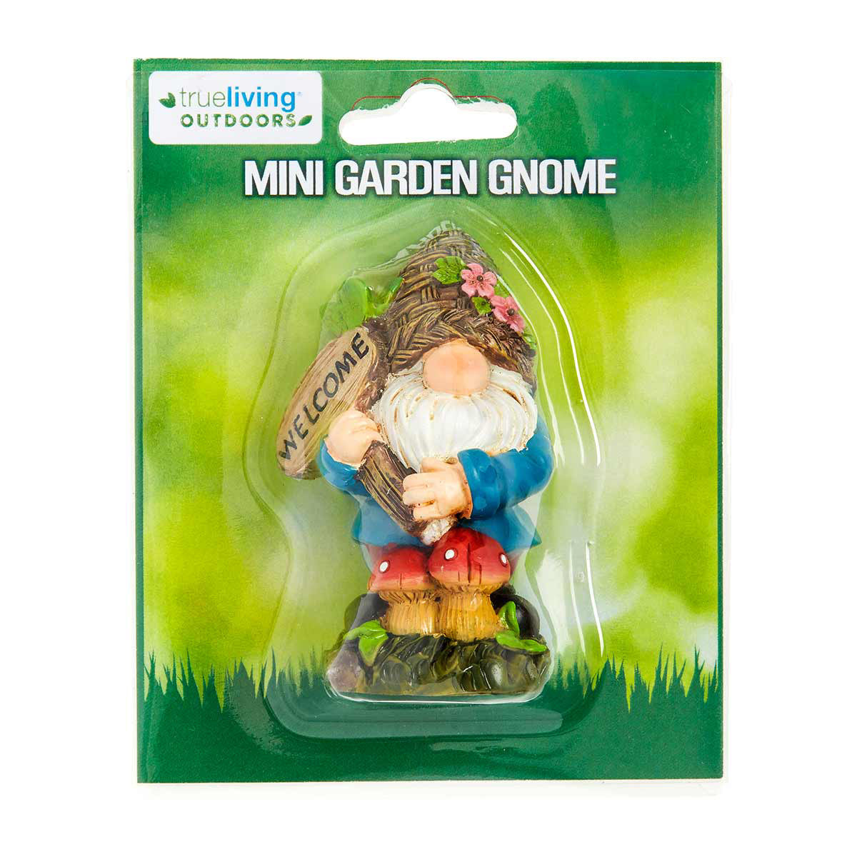 Trueliving Outdoors Mini Garden Gnome, Assorted