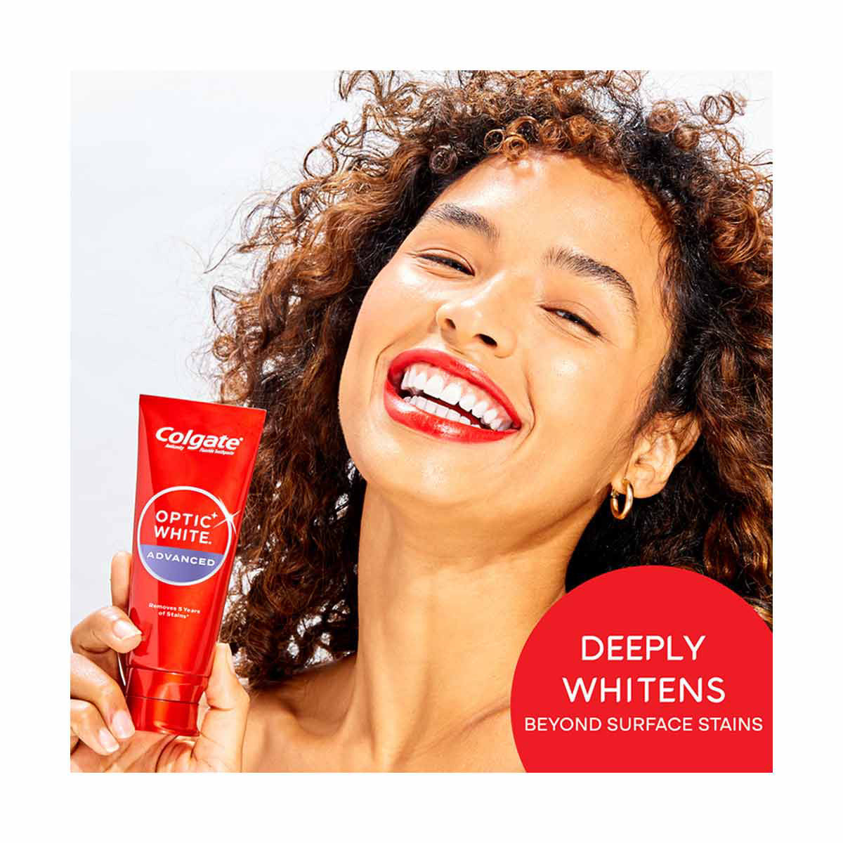 Colgate Optic White Advanced Teeth Whitening Toothpaste - Icy Fresh, 3.2 fl oz