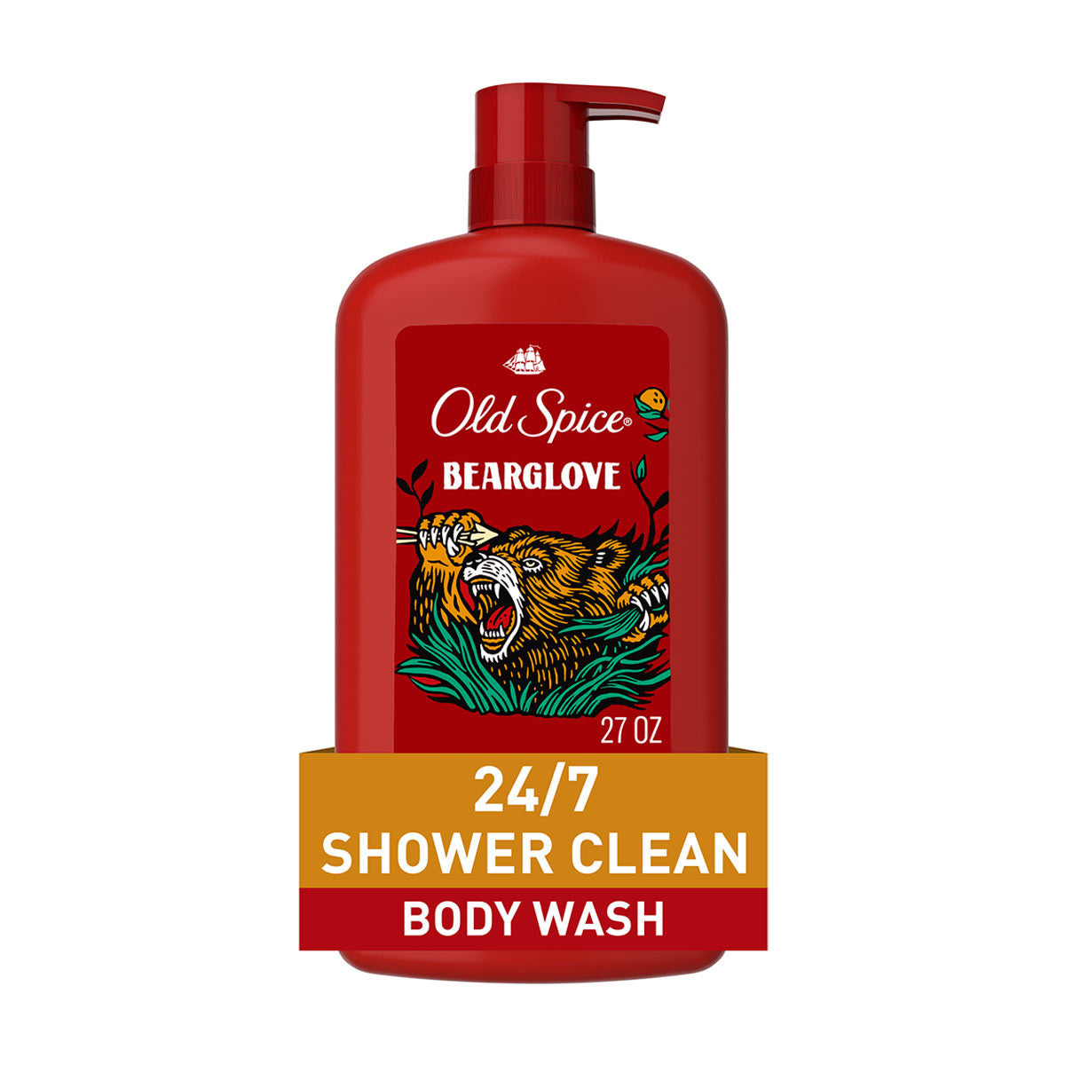 Old Spice Bearglove Body Wash, Shower Fresh, 27 fl oz