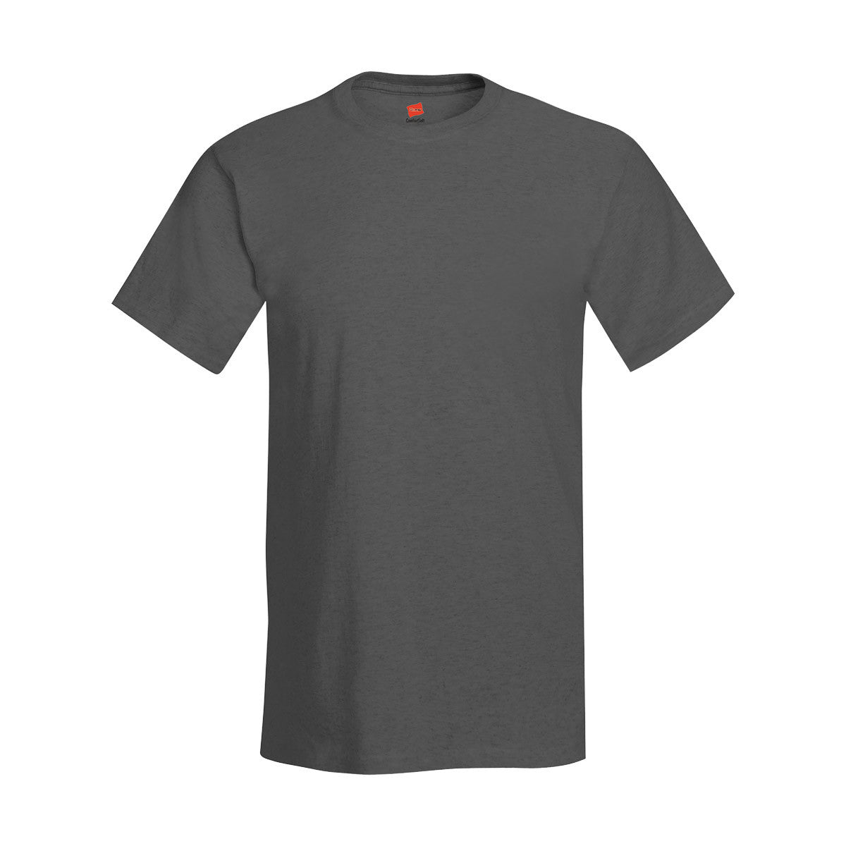 Hanes Men's Short Sleeve Tee - Charcoal Heather, 2X