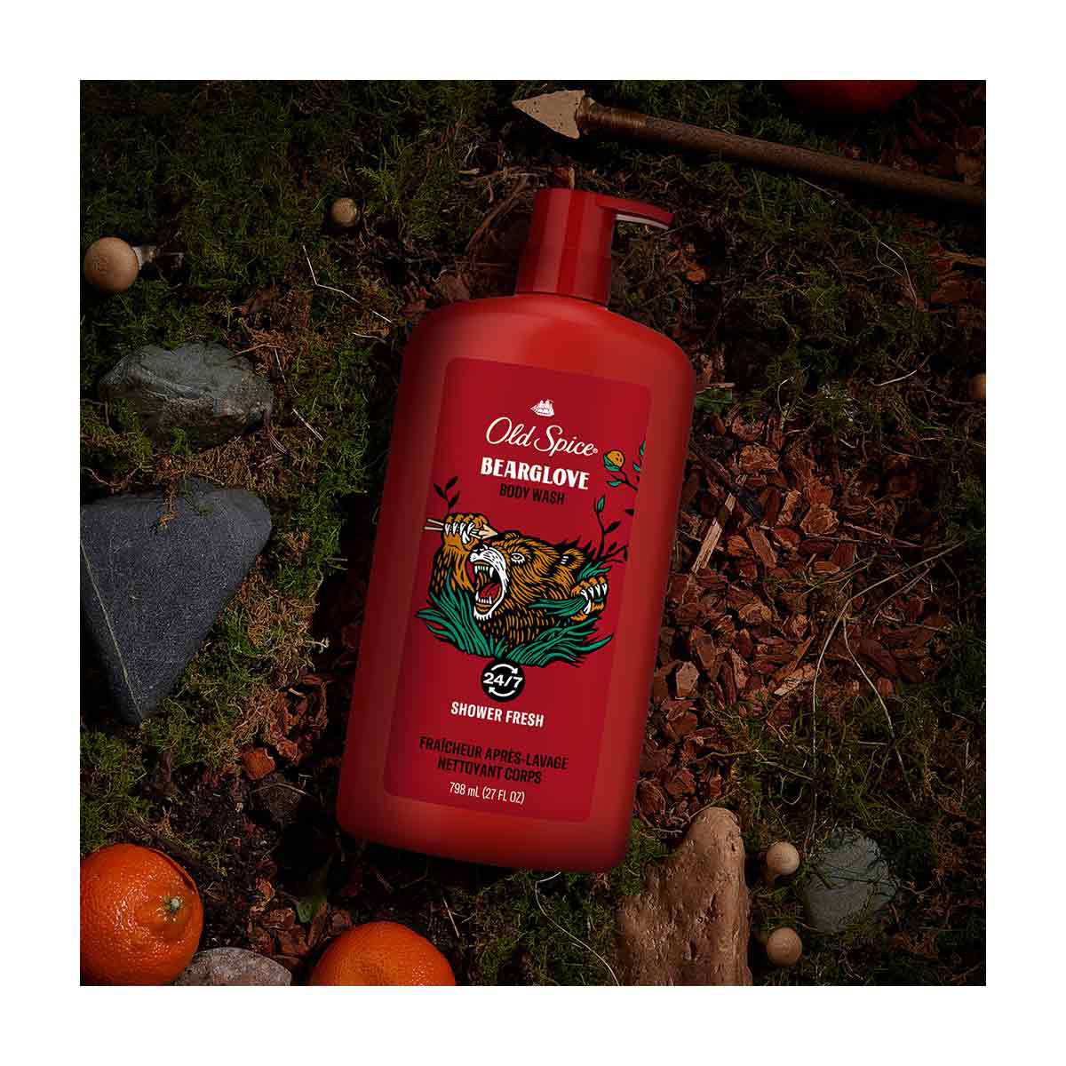 Old Spice Bearglove Body Wash, Shower Fresh, 27 fl oz