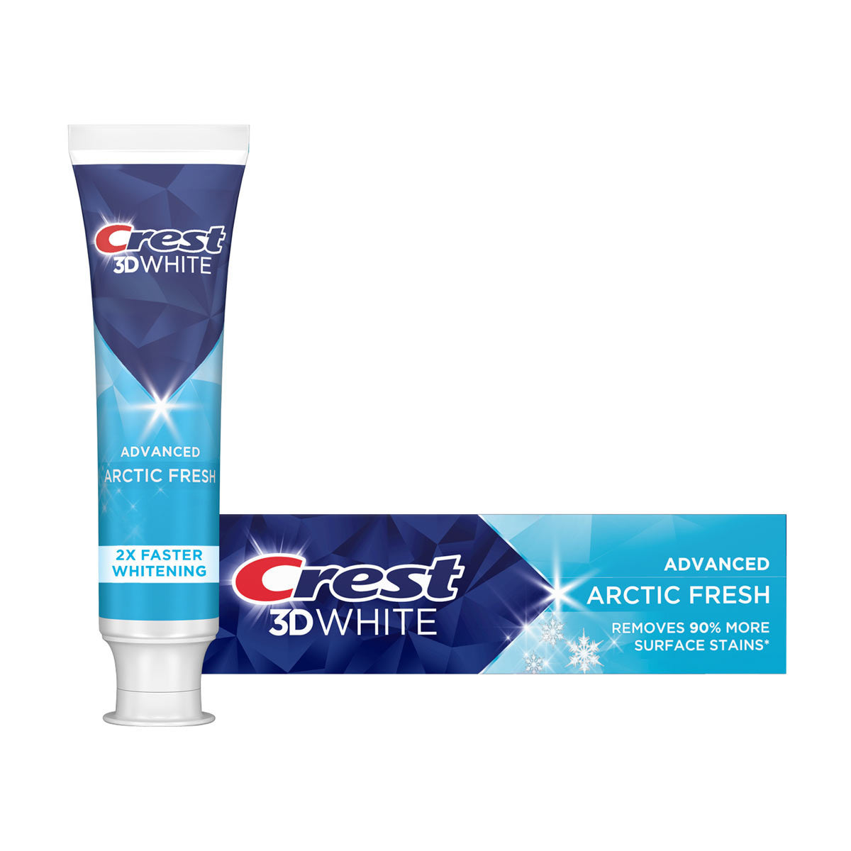 Crest 3DWhite Advanced Teeth Whitening Toothpaste, Arctic Fresh, 2.4 oz