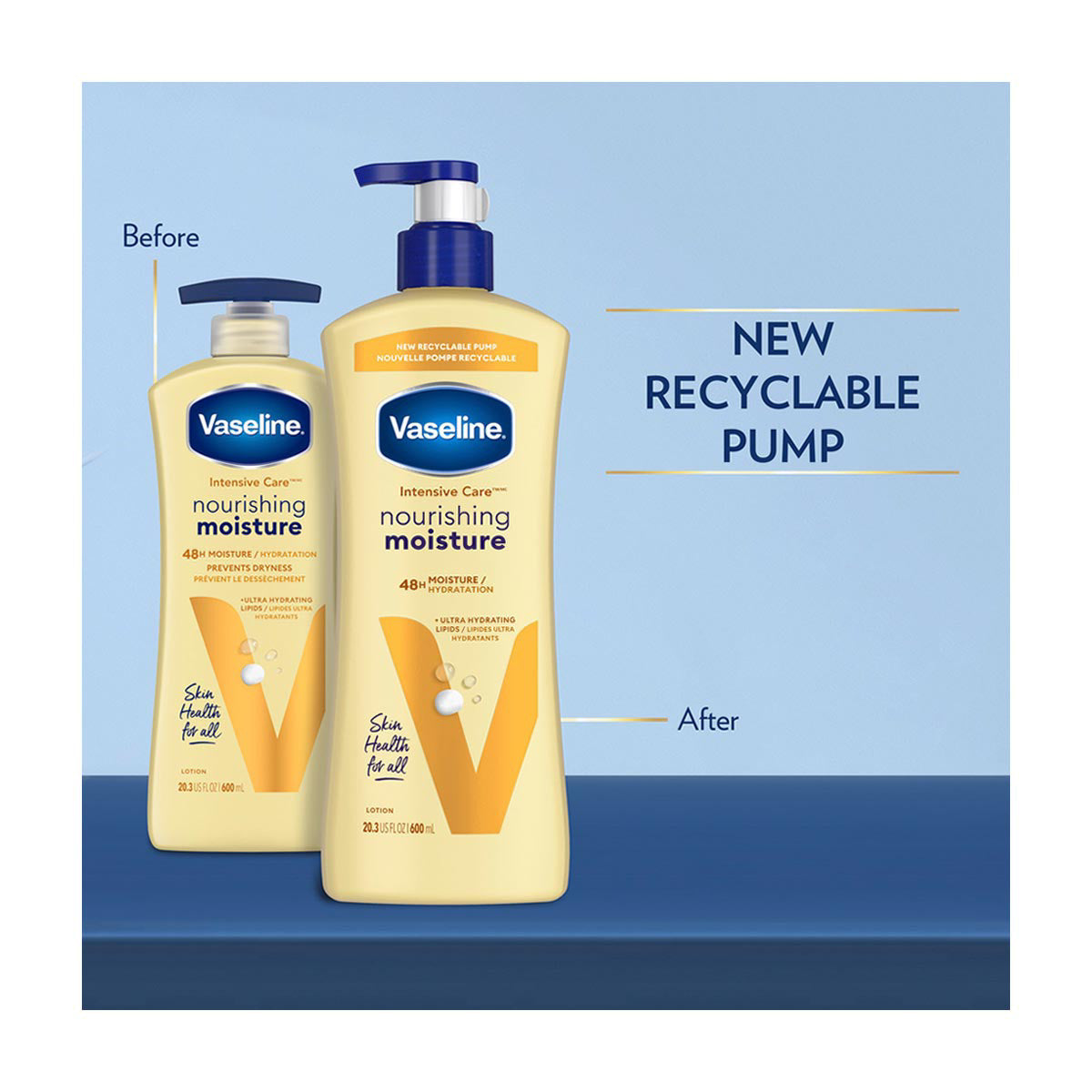 Vaseline Intensive Care Nourishing Moisture Lotion, 20.3 oz