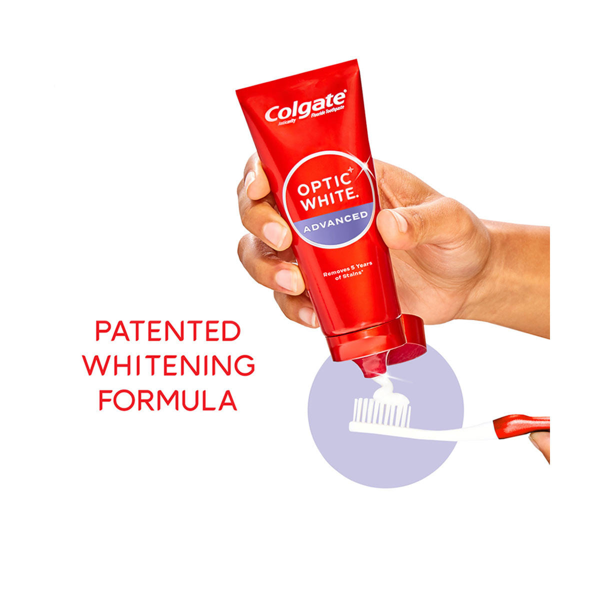 Colgate Optic White Advanced Teeth Whitening Toothpaste - Icy Fresh, 3.2 fl oz