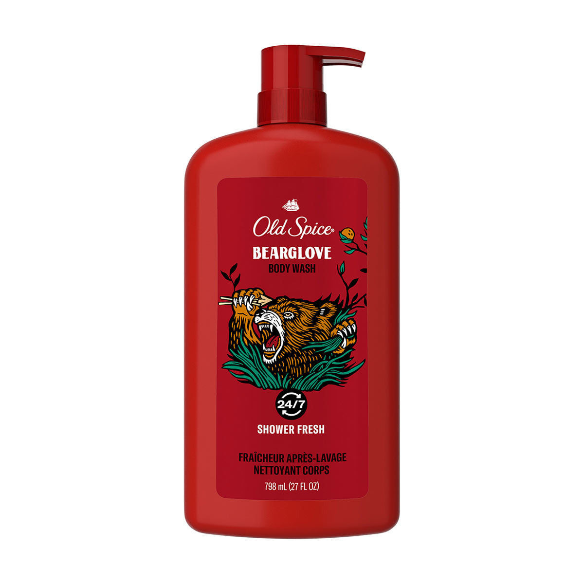Old Spice Bearglove Body Wash, Shower Fresh, 27 fl oz