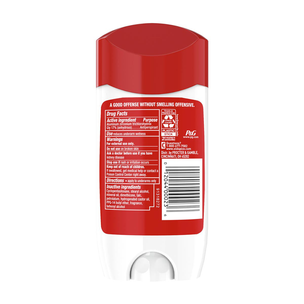 Old Spice High Endurance Anti-Perspirant Deodorant for Men, Original Scent, 3.0 Oz