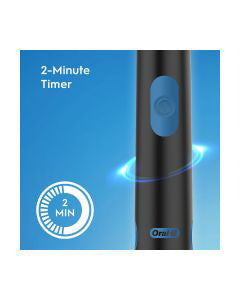 Oral-B Revolution Battery Toothbrush with (1) Brush Head, Black, Batteries Included