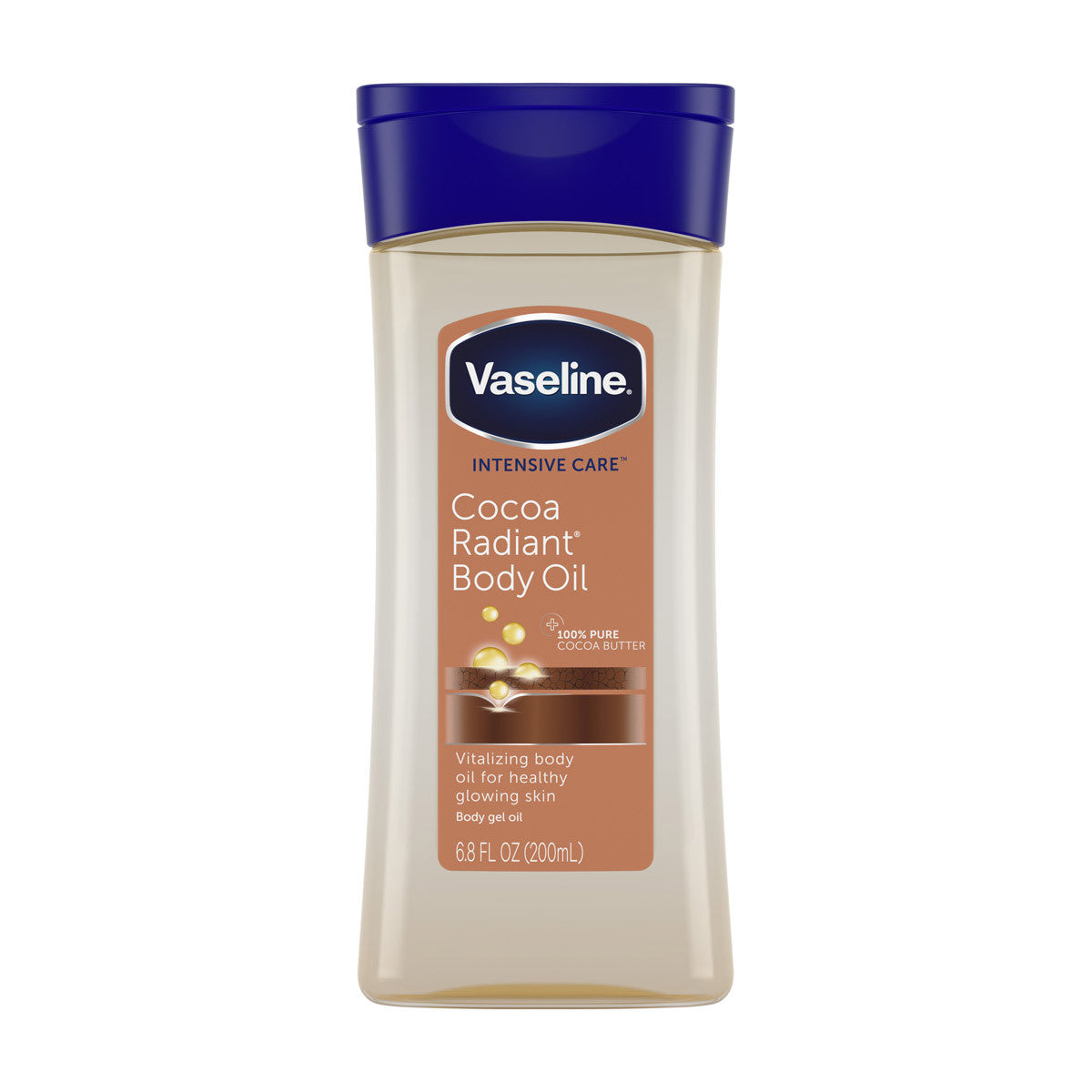 Vaseline Intensive Care Cocoa Radiant Body Oil, 6.8 fl oz