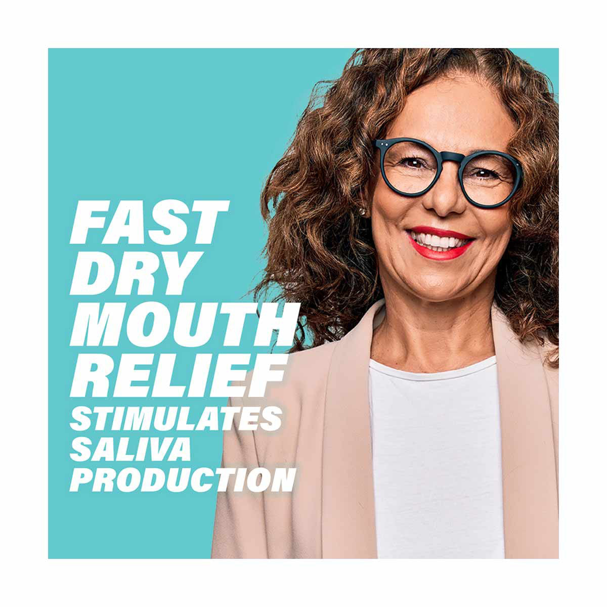 ACT Dry Mouth Moisturizing Gum With Xylitol, Soothing Mint, 20 ct.