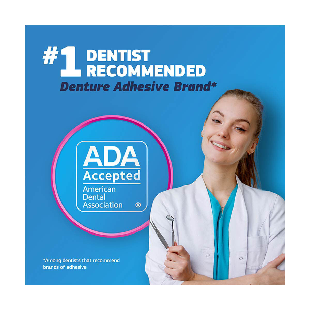Fixodent Original Secure Denture Adhesive 2.4oz (Twin Pack)