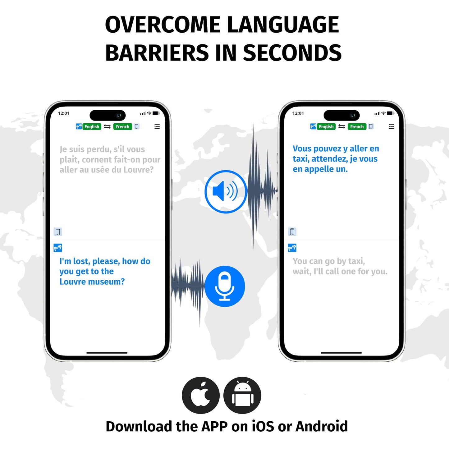 Uear 2025 Translation Earbuds Real Tme, 3-in-1 OWS Translation Earbuds 144 Languages & Accents (Bright Black)
