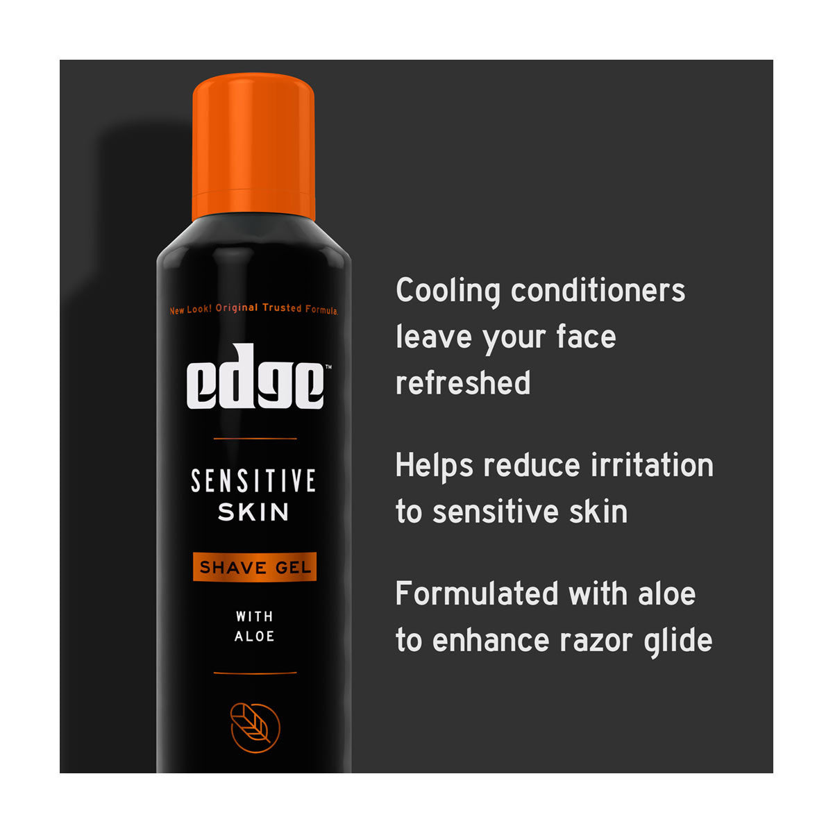 Edge Sensitive Skin Shave Gel with Aloe Twin Pack, 7 oz, 2 ct