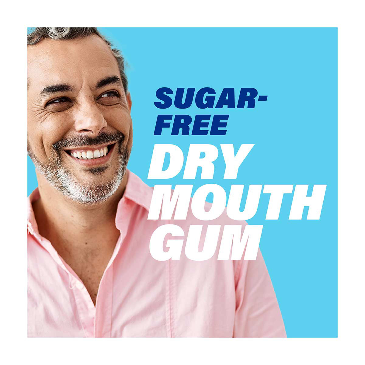 ACT Dry Mouth Moisturizing Gum With Xylitol, Soothing Mint, 20 ct.