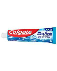 Colgate Max Fresh Toothpaste with Mini Breath Strips, Cool Mint - 6 oz