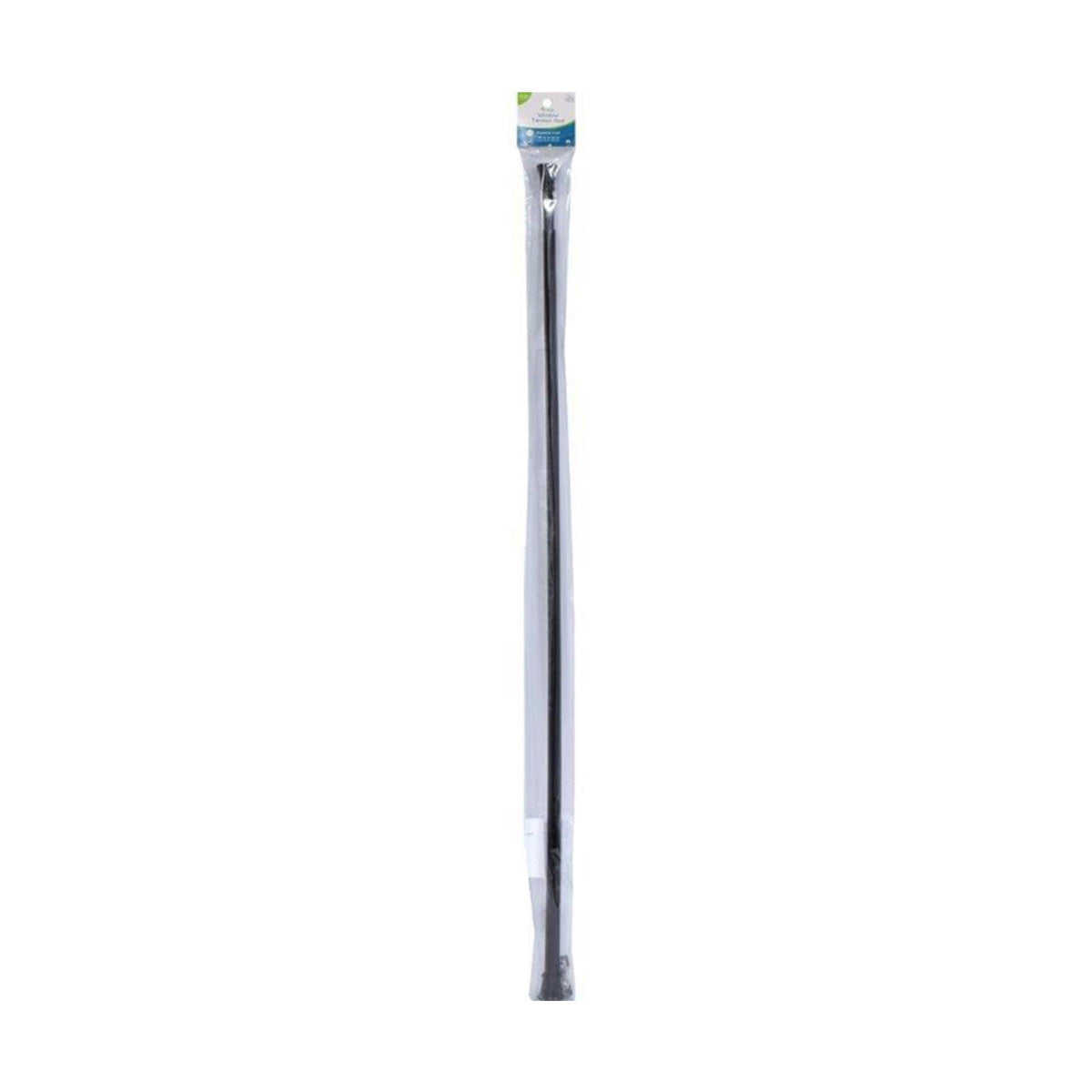 TrueLiving Window Curtain Tension Rod - Black, 48" x 84"