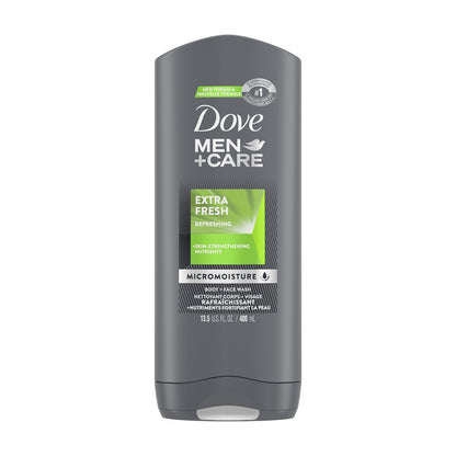Dove Men+Care Refreshing Extra Fresh Body and Face Wash, 13.5 oz