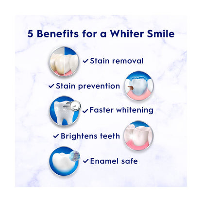 Crest 3D White Brilliance Vibrant Peppermint Teeth Whitening Toothpaste, 4.6 oz