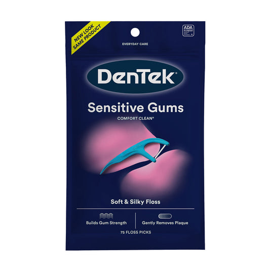 DenTek Sensitive Gums Floss Picks, 75 ct