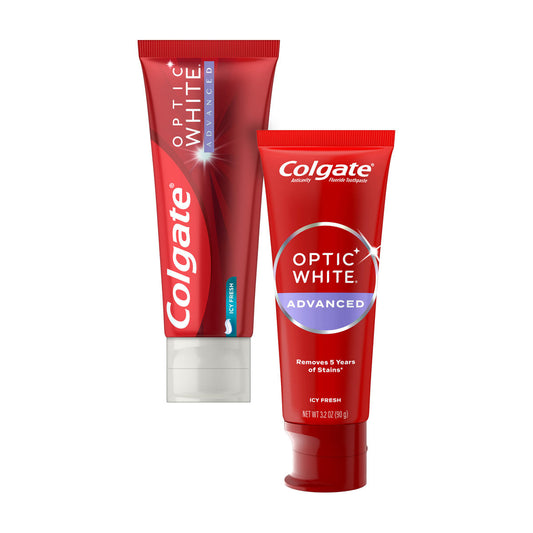 Colgate Optic White Advanced Teeth Whitening Toothpaste - Icy Fresh, 3.2 fl oz