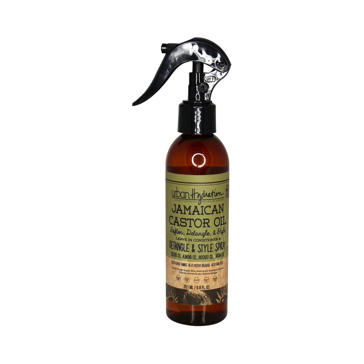 Urban Hydration Jamaican Castor Oil Leave In Conditioner and Detangle & Style Spray, 6.8 fl oz