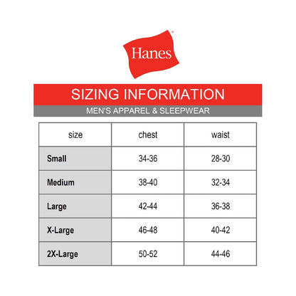 Hanes Men's Short Sleeve Tee - Charcoal Heather, 2X