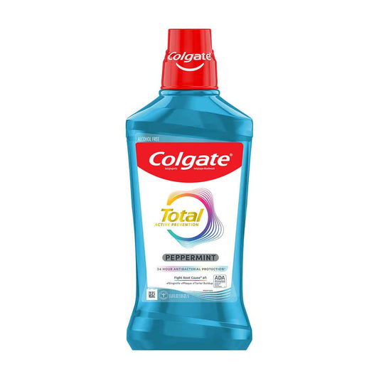 Colgate Total Advanced Pro-Shield Mouthwash, Peppermint Blast - 1 l