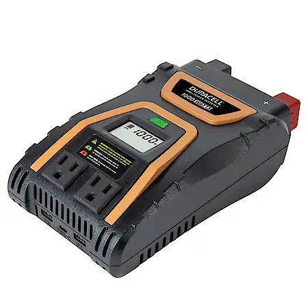 1000 Watt Power Inverter: Household Power on the Go, 1000W, 12V, 2 AC Outlets and two 2.1A USB ports