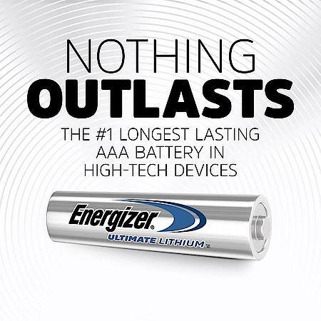 Ultimate Lithium AAA Batteries (2 Pack), Triple A Batteries