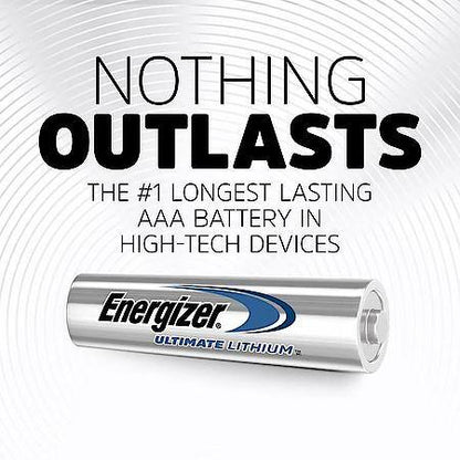 Ultimate Lithium AAA Batteries (2 Pack), Triple A Batteries