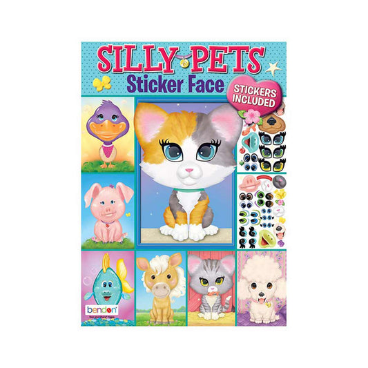 Silly Pets Sticker Face Activity Book