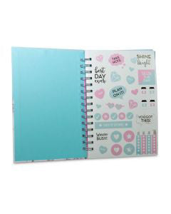 Fashion Stationery Planner with Stickers - Assorted