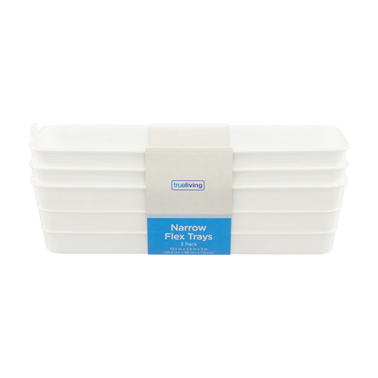 Trueliving Narrow Trays, 3 Pack