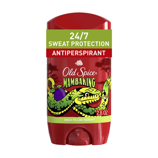 Old Spice Antiperspirant and Deodorant for Men, 24/7 Freshness, Mambaking: Rich Plum Scent, 2.6 oz