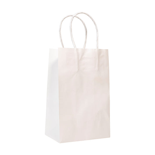 321 Party! Value Size Gift Bags - White, 10 ct