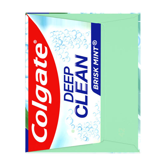Colgate Deep Clean Whitening Toothpaste, Brisk Mint, 6 oz