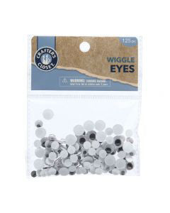 Crafter's Closet Small Wiggle Eyes, 125 ct