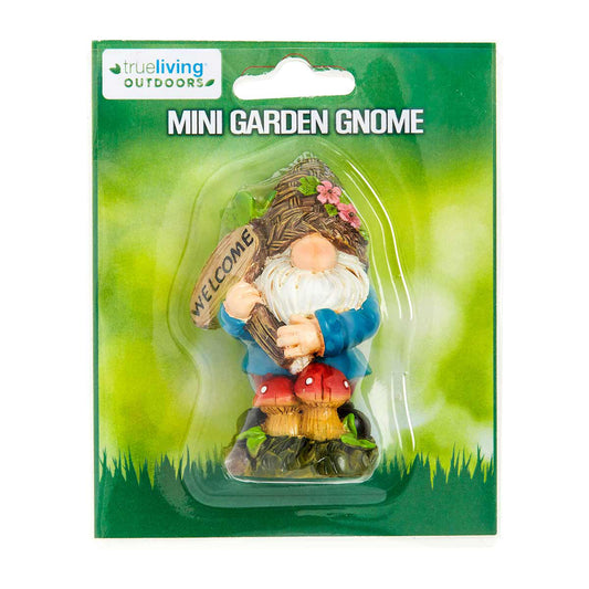 Trueliving Outdoors Mini Garden Gnome, Assorted
